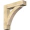 Ekena Millwork Thorton Block Rough Sawn Bracket w/ Offset Brace, Douglas Fir, 8"W x 36"D x 36"H BKT0806X36X36THR05RDF - alternate 1